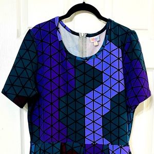 LuLaRoe Amelia Dress 3XL XXXL EUC